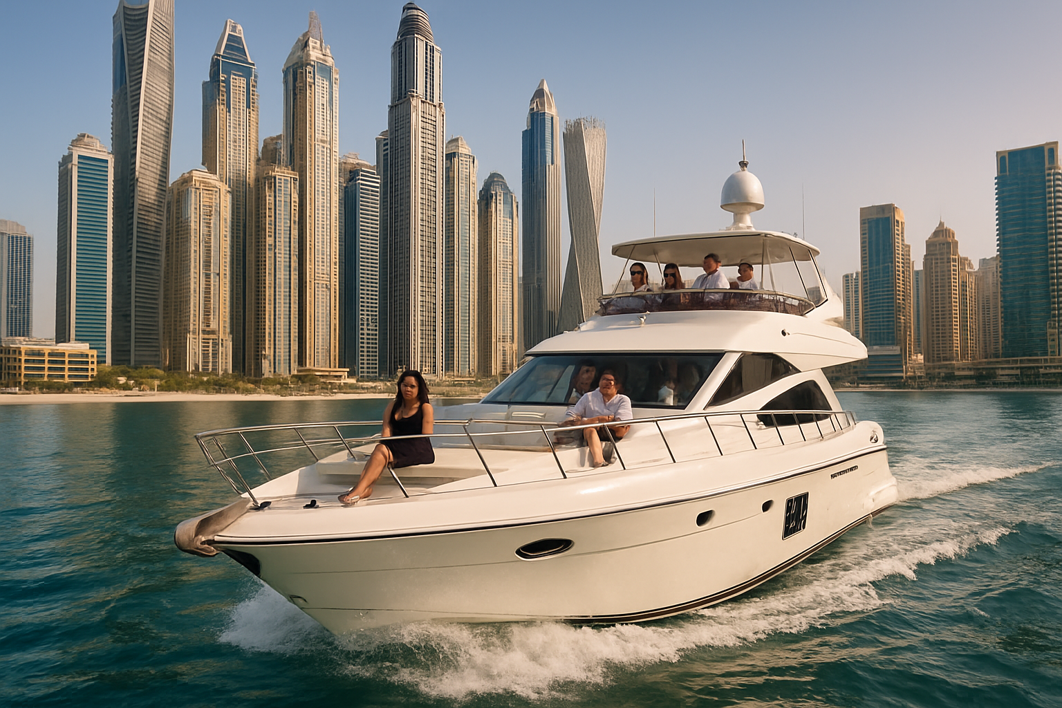 Luxury Yacht Tour in Dubai Marina